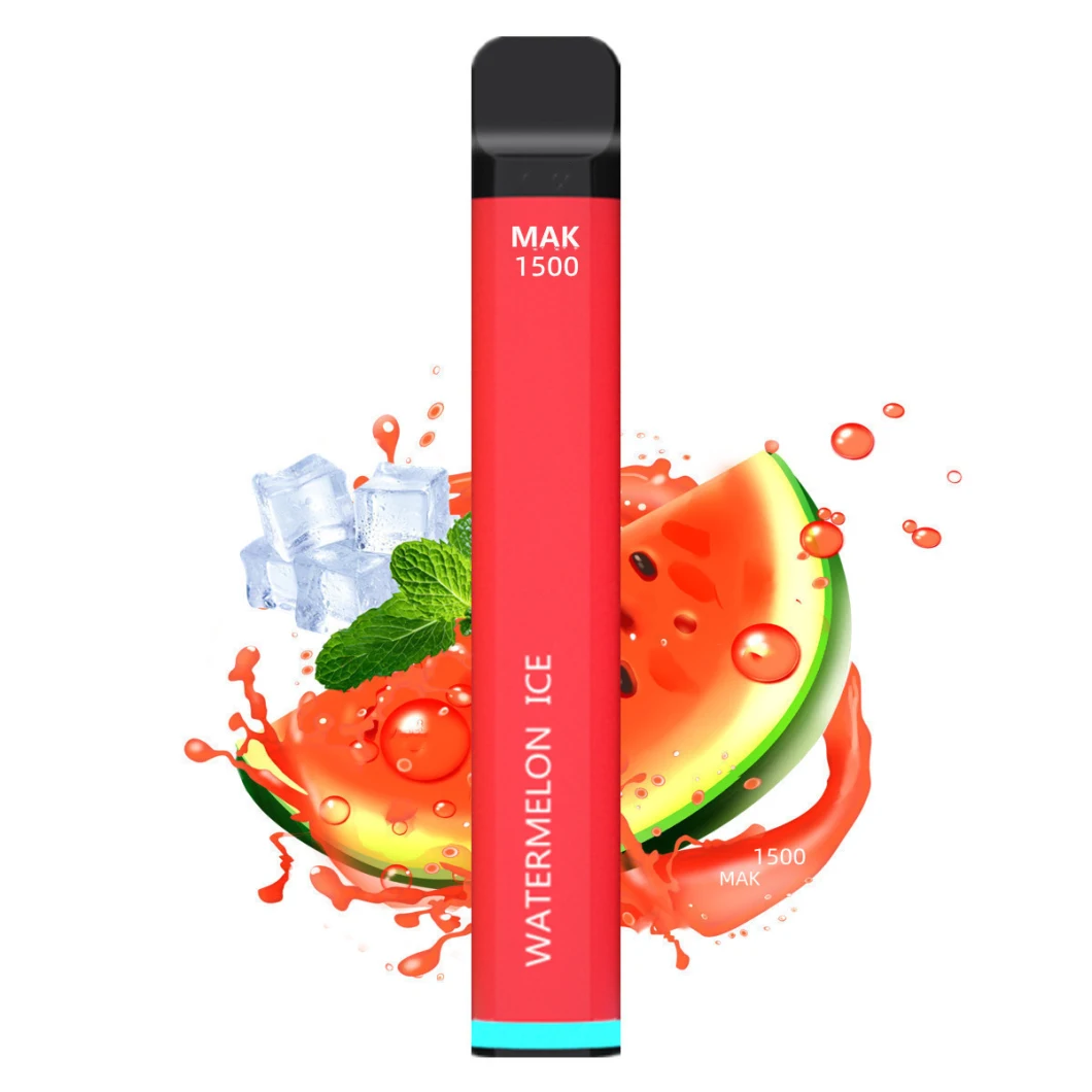 Mak Lux 600 800 1500 Puffs 5000puffs Nicotine Free 0% 2% 5% E Cigarette Mak Disposable Vape