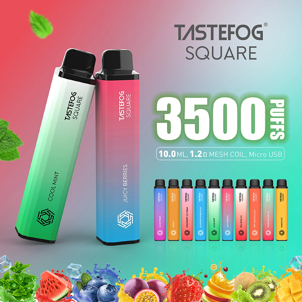 Tastefog Original Factory 3500 Rechargeable Puff Plus Bang XXL Vape Bar