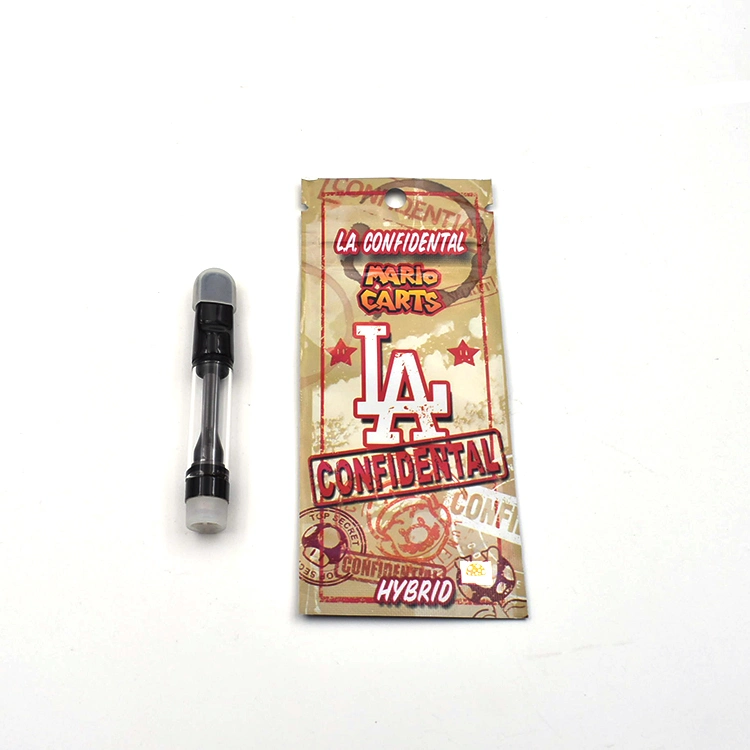 Custom Logo Vape Cartridge 0.5ml Packaging Ziplock Bag